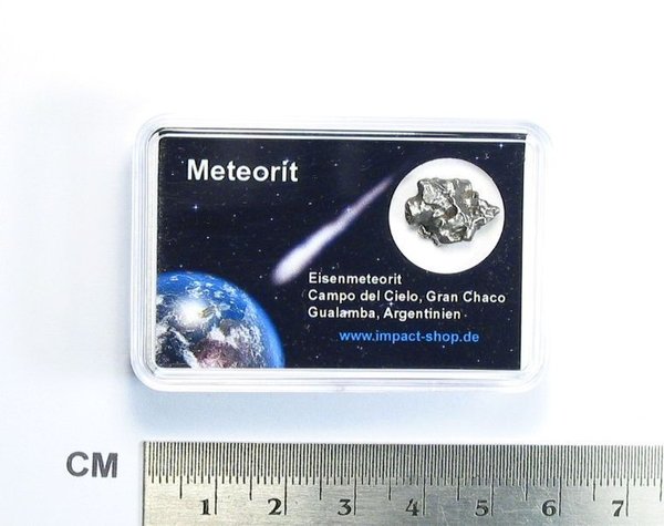 Meteorit Campo del Cielo in Präsentationsbox